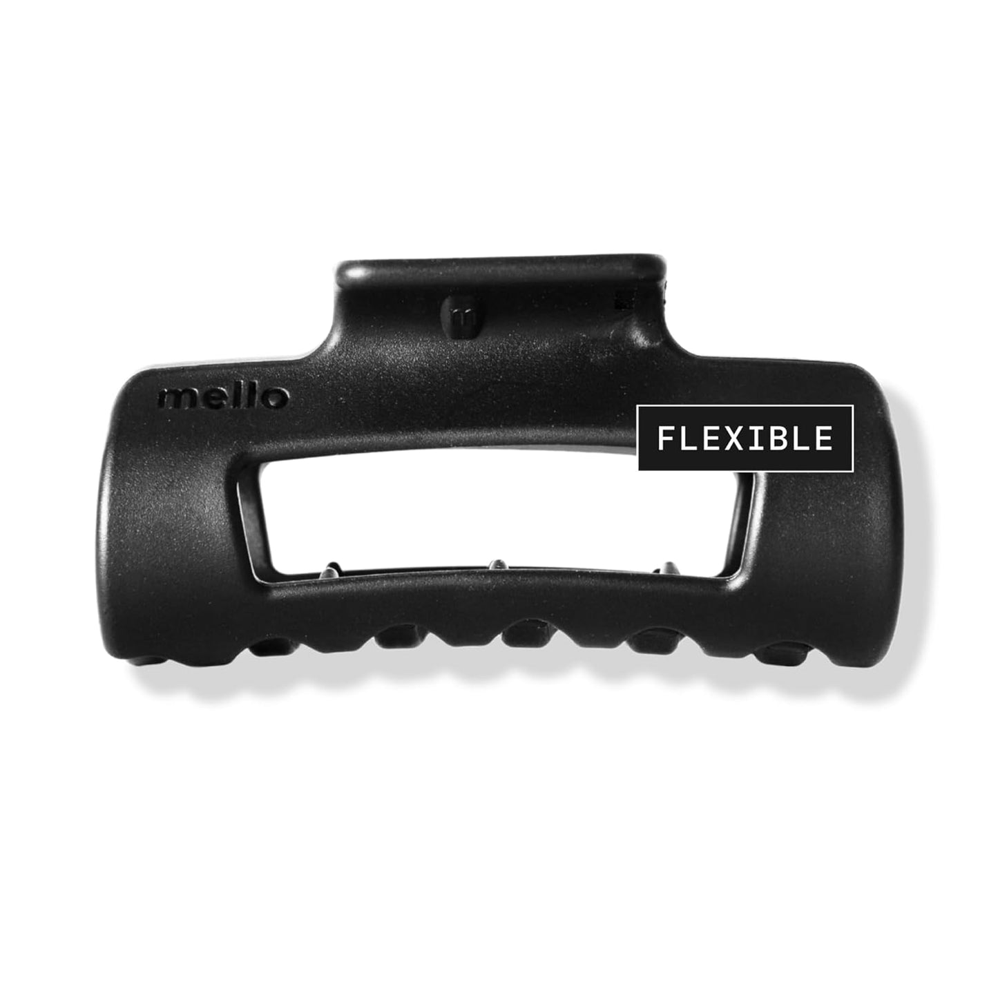 Small Hair Clip - Flexible Comfort Hair Claw for Women | Strong Hold for Thick & Thin Hair, Durable Matte Finish (Black, Small)