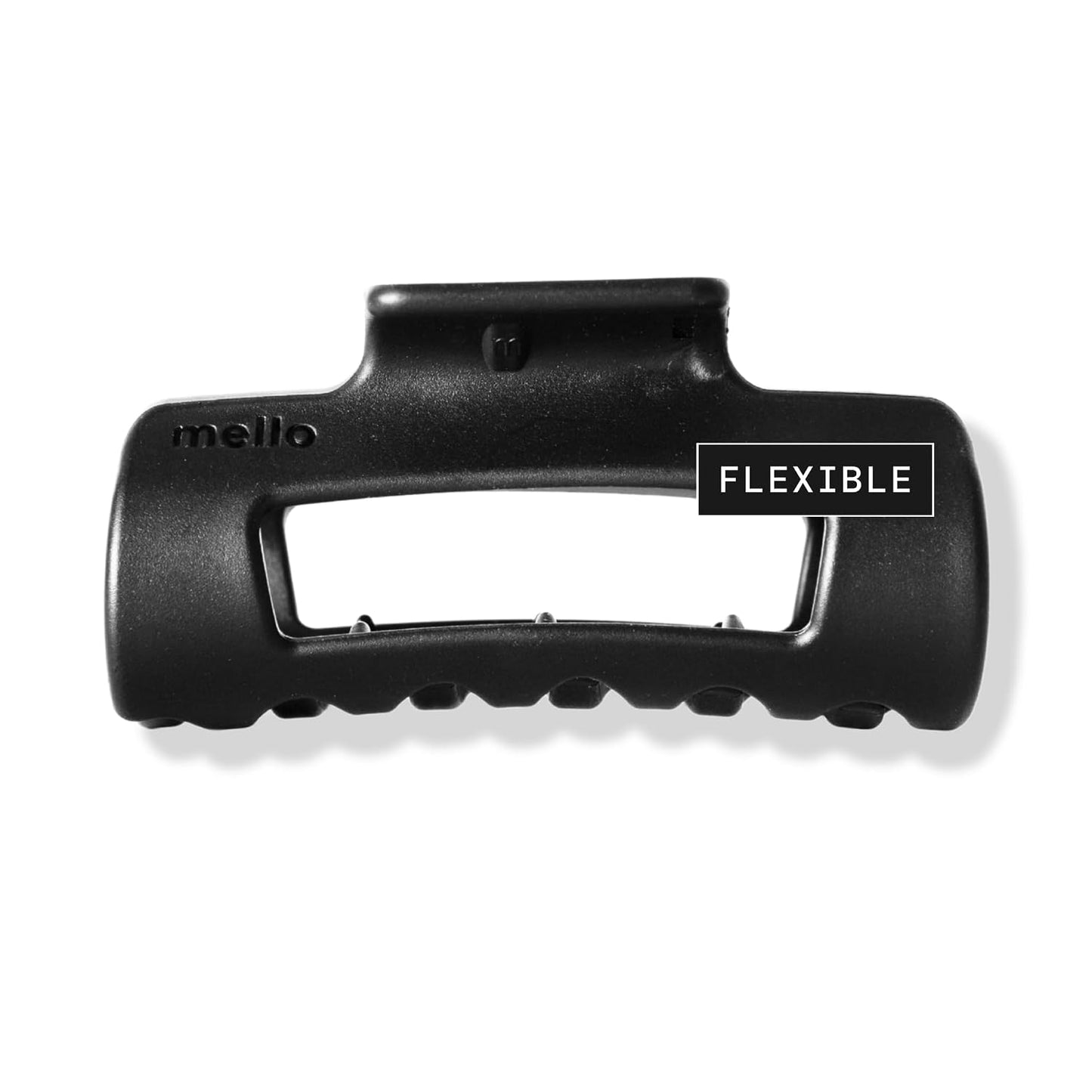 Small Hair Clip - Flexible Comfort Hair Claw for Strong Hold | Durable Matte Non-Slip Finish (Black)