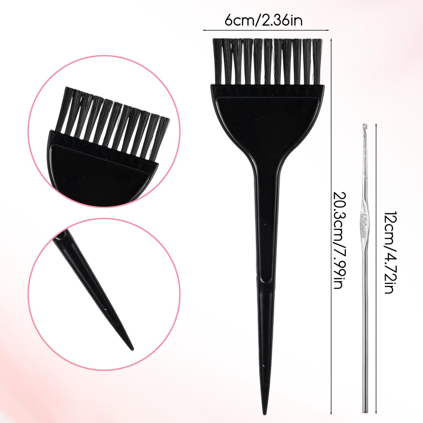 Highlight Cap Set 15Pcs Highlighting Caps for Hair Dye Bleach Cap With Hole And Hook Dye Kit for Hair Frosting Highlighting Home Use Salon Tools for Hairs Bleaching Coloring Dying