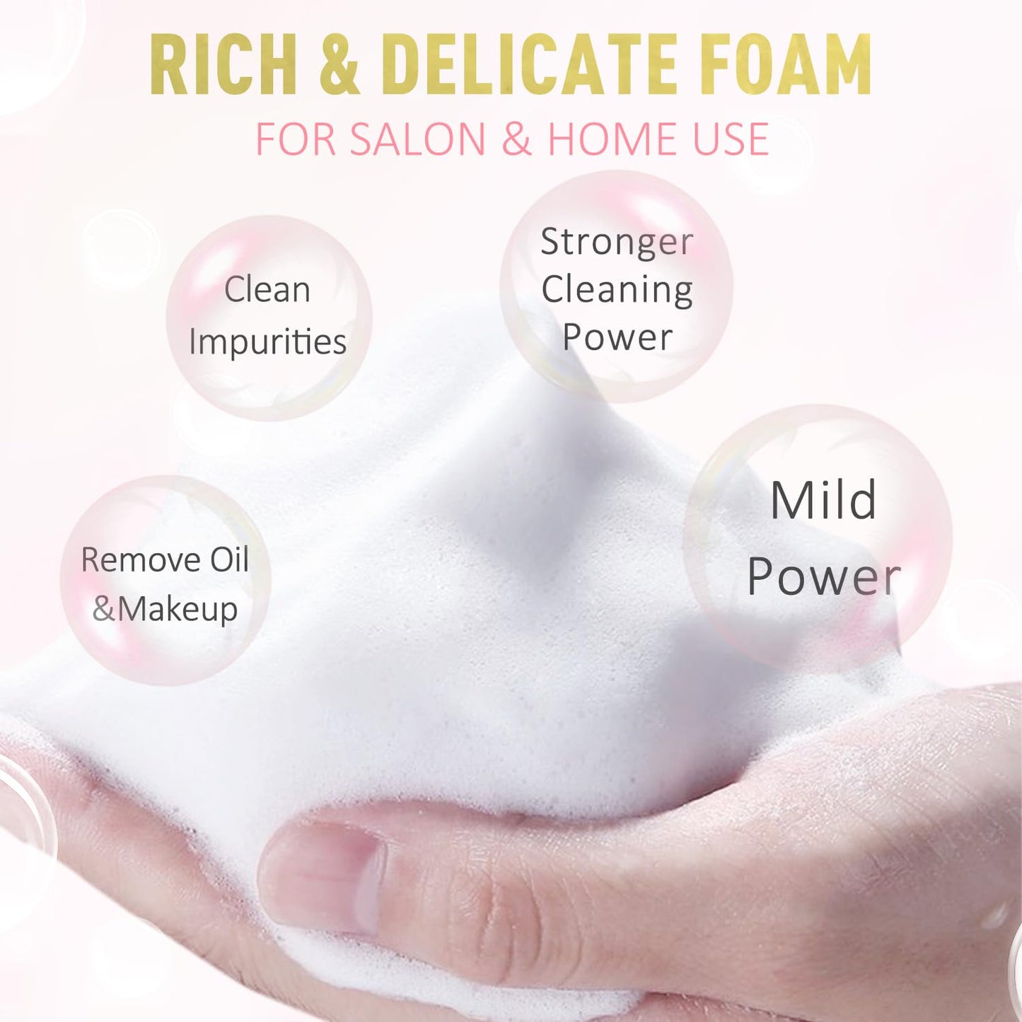 EMEDA Lash Shampoo Kit - Gentle Foam Lash Cleanser for Extensions | 3.38 fl. oz / 100ml
