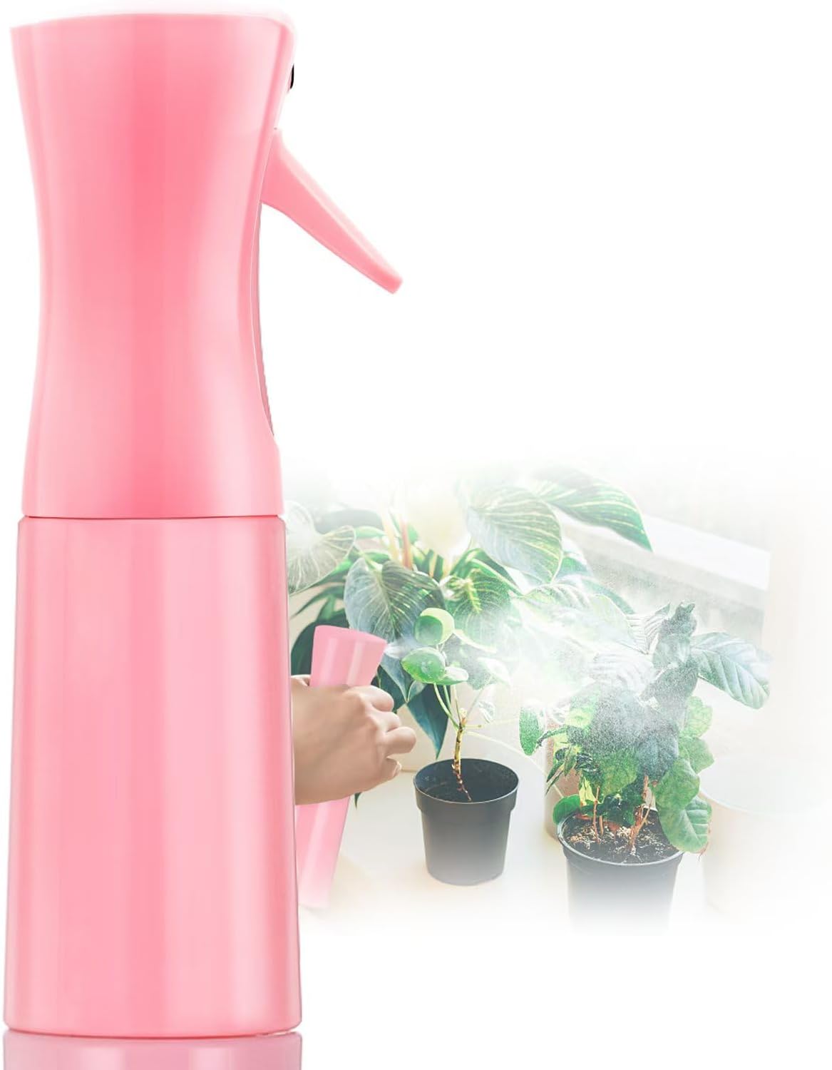 Ultra-Fine Continuous Spray Bottle - Perfect for Plants, Hair, Skincare & Cleaning | Refillable, Fine Mist Design