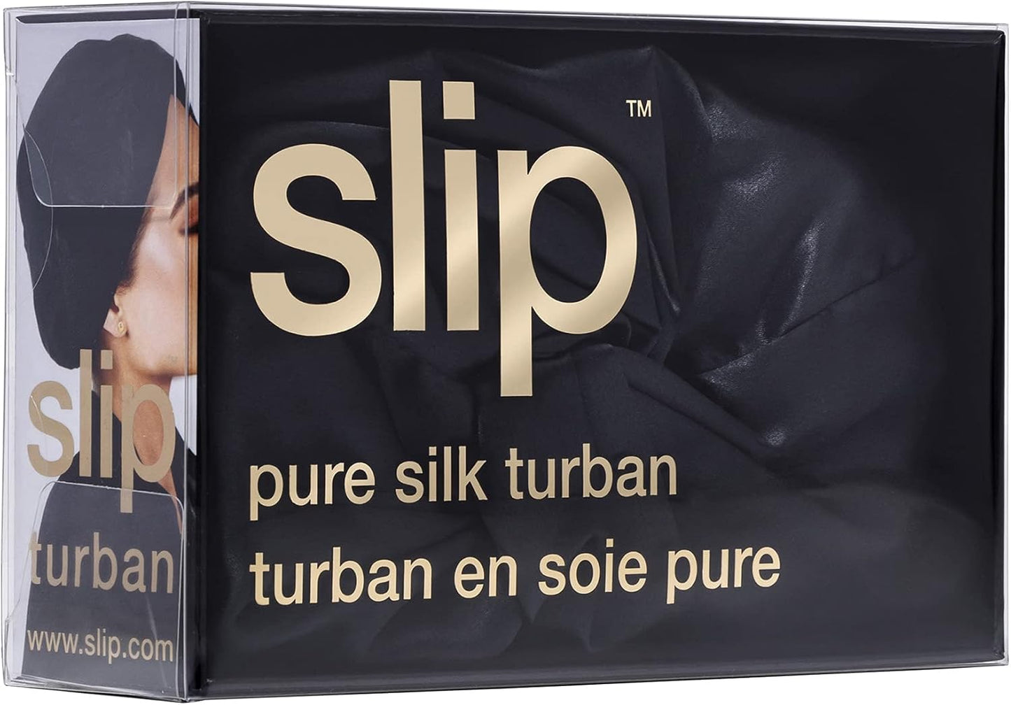 SLIP Pure Silk Turban - 100% Mulberry Silk, Ultra Soft & Gentle on Hair, Prevents Breakage & Frizz