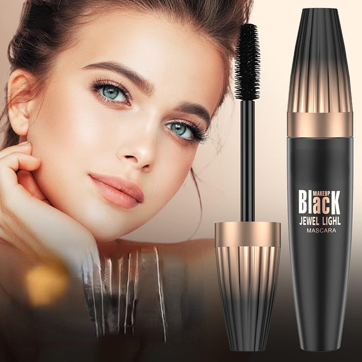 2PCS MY lash Mascara 4D Silk Fiber Mascara Waterproof mascara black volume and length for Long, Full lashes that Last All Day