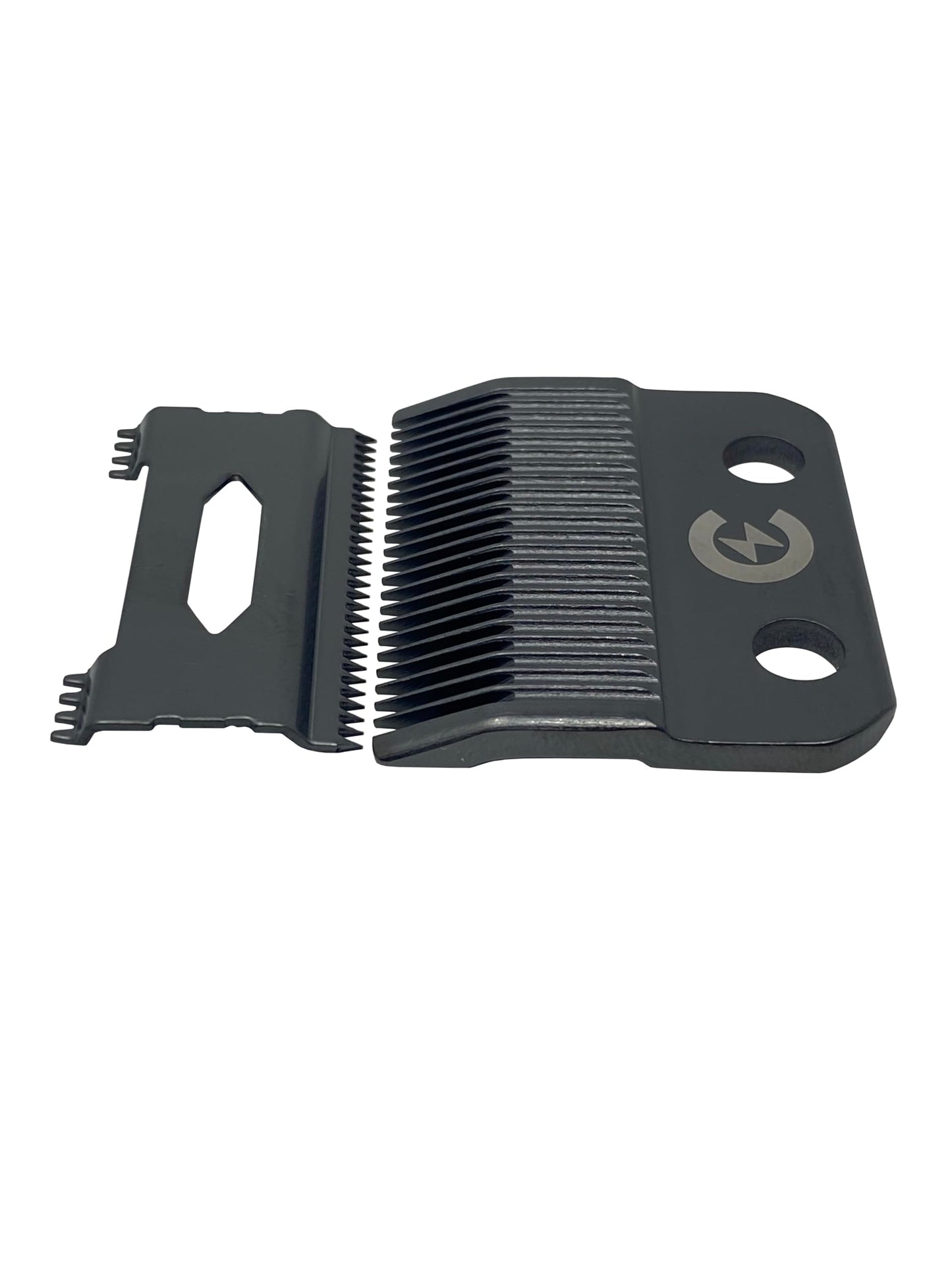 Caliber .50 Caliber Dual DLC Taper Blades - Stainless Steel Replacement Blades for Clippers