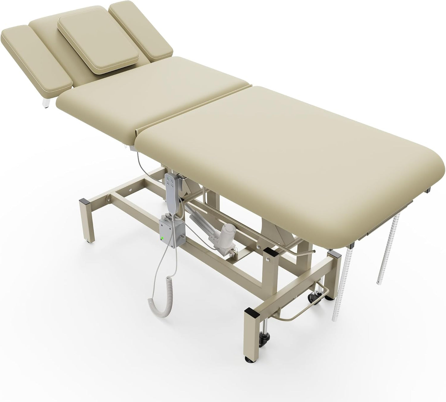 Electric Massage Table with Hydraulic Lift - Adjustable Height & Waist for Therapy | Black