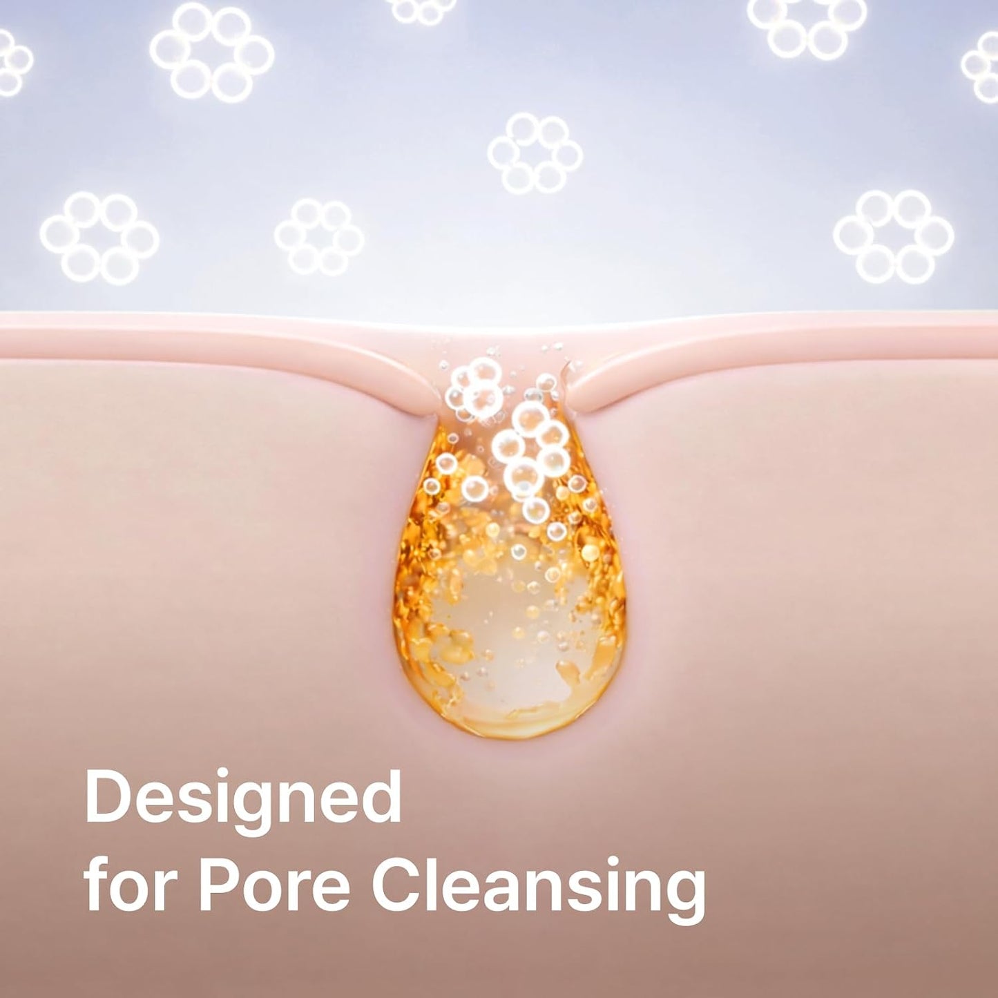 Amino Acid Facial Cleanser - Dough Cleansing Foam with Rice | Gentle Pore Care, 4.06 fl oz
