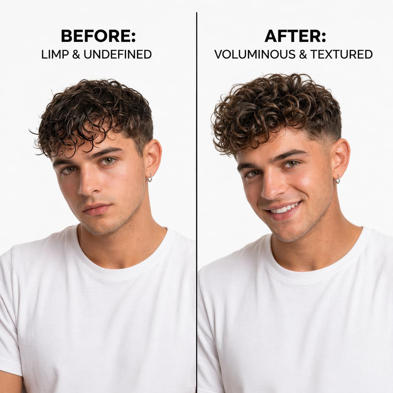 5-in-1 Texture Comb Set - Salon-Style Volumizing Hair Tool for Men & Women | Fluffy Texturizing Comb for Curly & Slick Back Hair