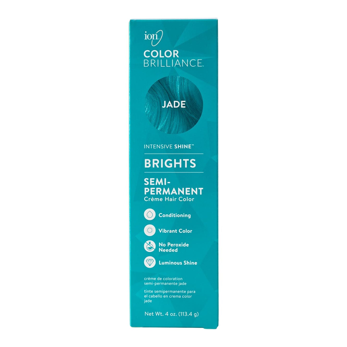 Brights Semi-Permanent Hair Color - Vibrant Aqua Shade for Lasting Results
