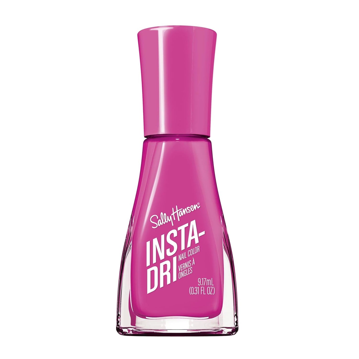 Sally Hansen Nail Polish - Dragon Fruit Crush | Quick-Dry Satin-Matte Finish, One-Coat Application, 0.31oz