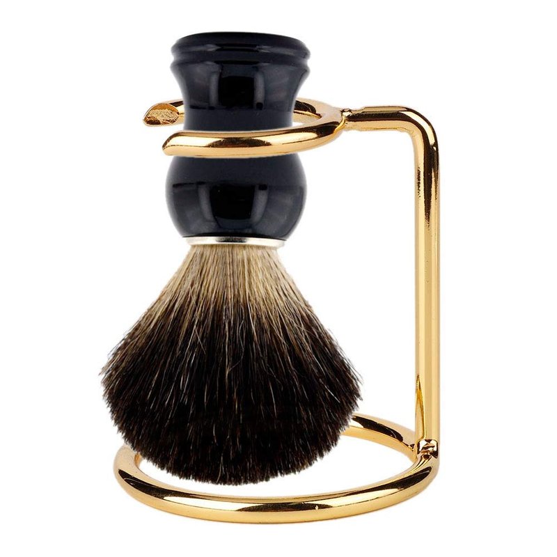 Shaving Brush Holder, Brush Stand Men Shaving Brush Stainless Steel Stand Holder for Salon Home Travel Use