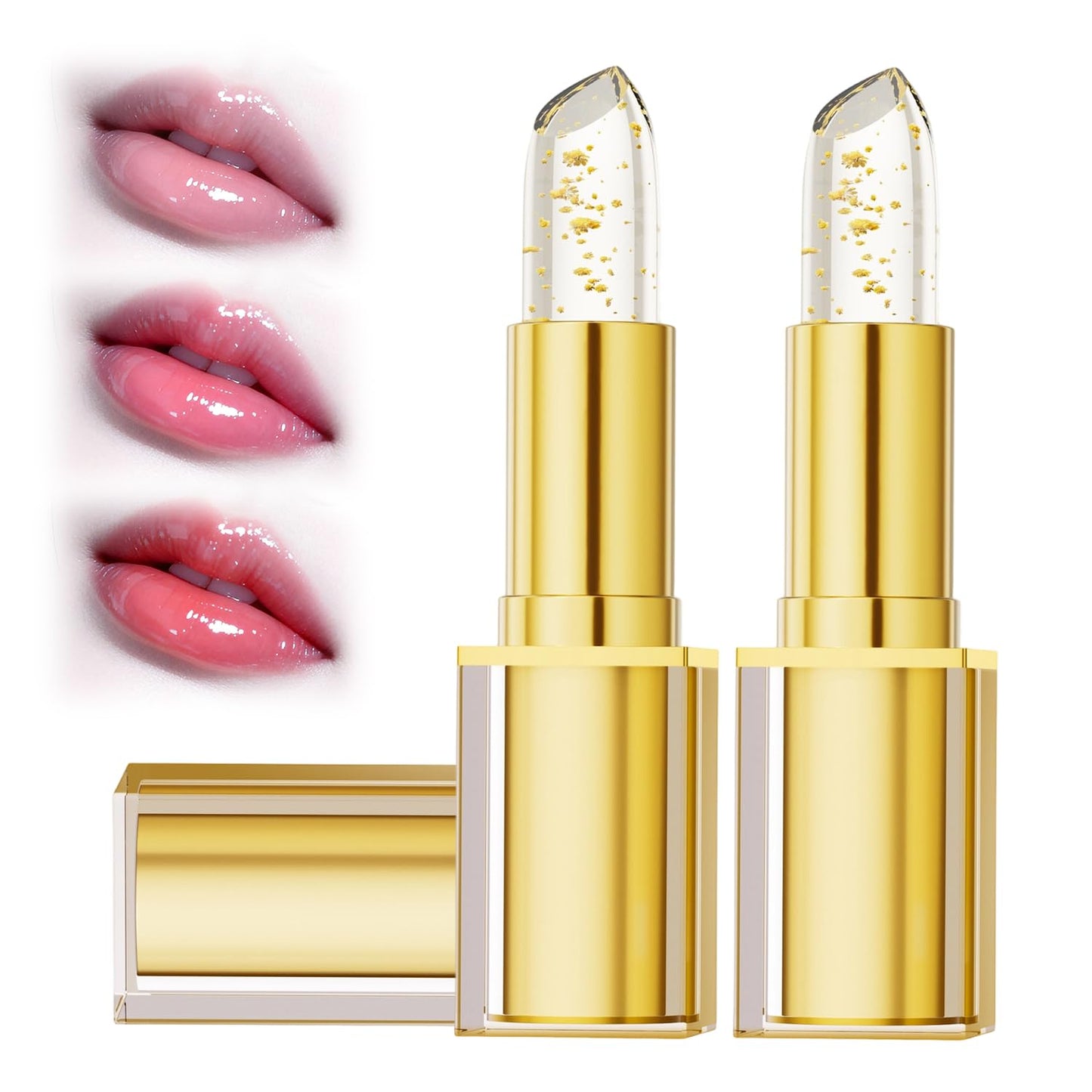 True Tone pH Adjusting Lipstick - 2PCS Color-Changing Moisturizing Lip Balm | Long-Lasting, Non-Sticky Formula