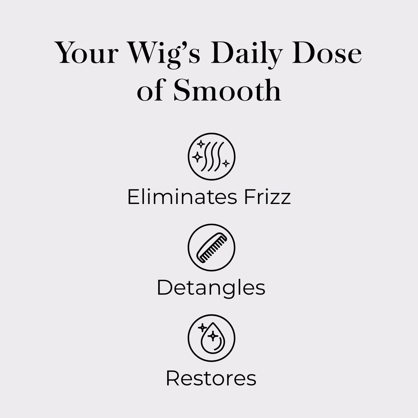 Jon Renau HD Smooth Detangler, Leave In Detangler Spray for Synthetic Wigs and Hair Extensions, Frizz Reducing Detangling Spray for Synthetic Hair, Wig Care Products, 8.5 oz
