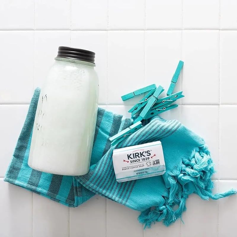 Kirk's Lavender & Vanilla Coconut Oil Castile Bar Soap - 4 oz