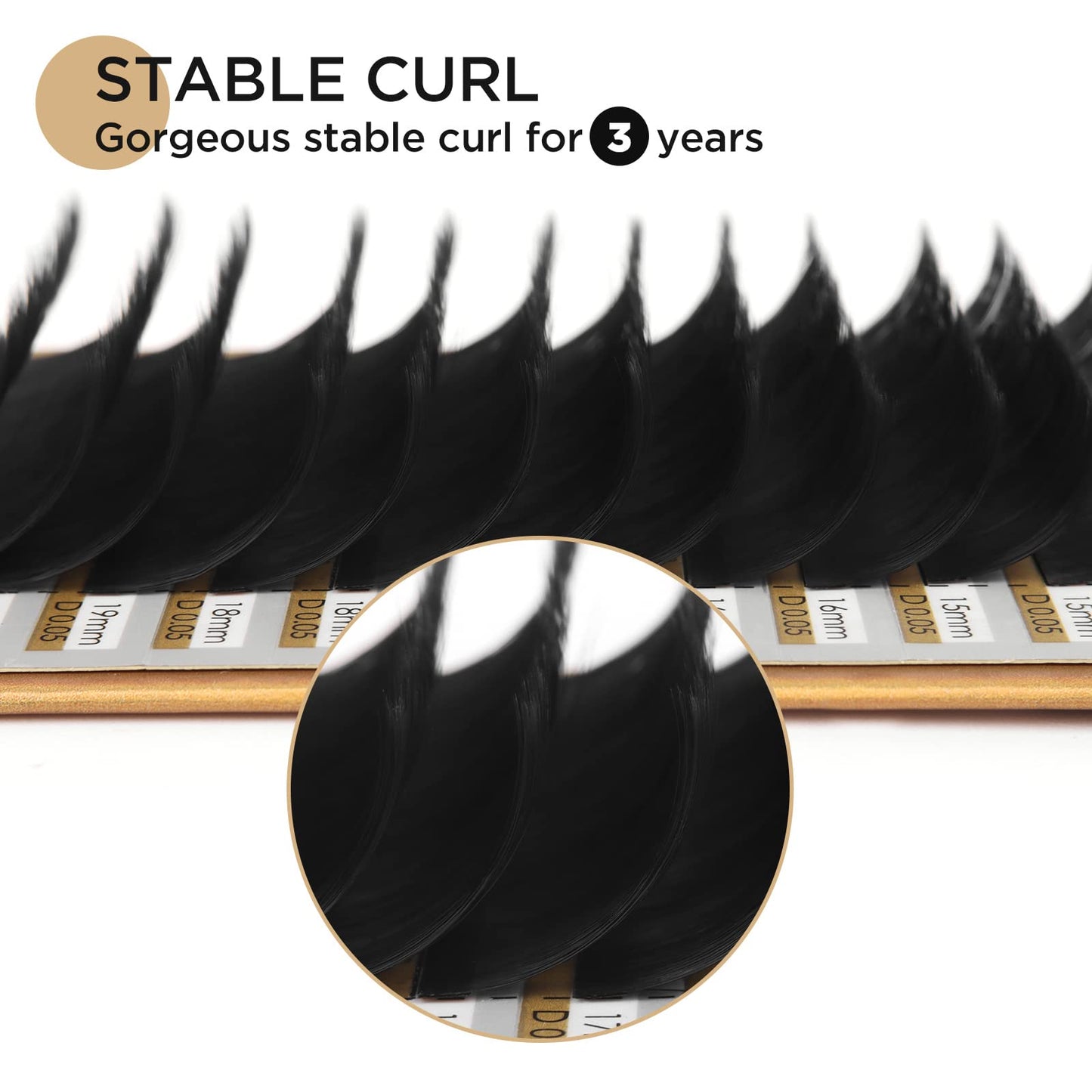 LASHVIEW 0.07 Thickness C Curl 8-15mm Mixed Tray Volume Faux Eyelash Extensions Silk Individual Lash Extensions Pure Korean Silk lashes Soft Application for Professional Salon Use