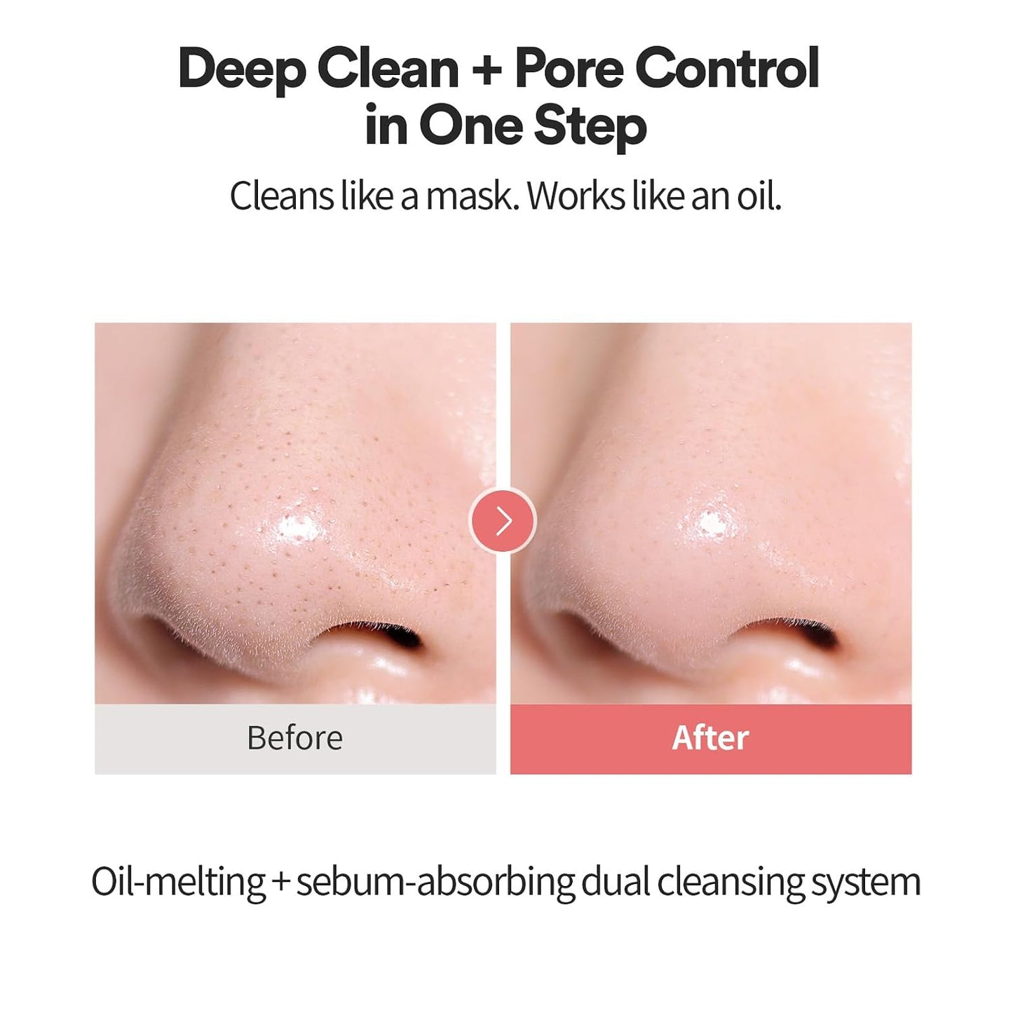 Korean Skincare Calamine Pore Cleansing Oil - Vegan Makeup Remover & Blackhead Melting Face Wash | 6.76 fl oz (200ml)
