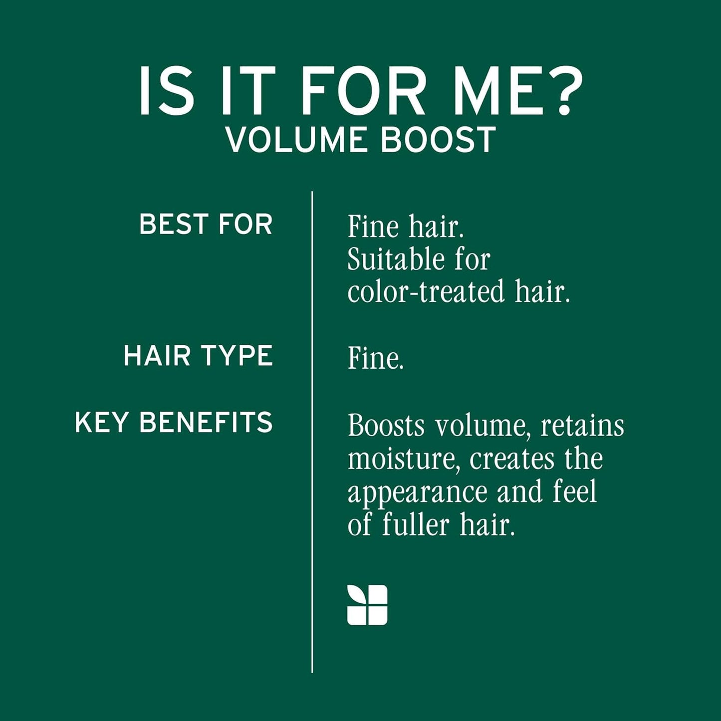 Biolage Volume Boost Conditioner - Weightless Moisture & Shine for Fine Hair | Vegan, Paraben-Free, Soy Protein
