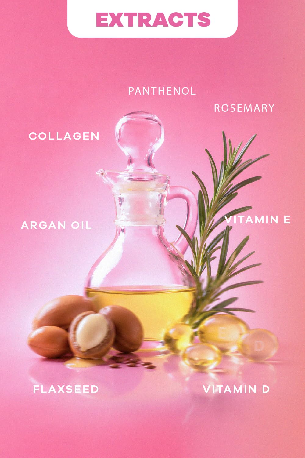 Where's the Frizz 3-in-1 Hair Mist - Heat Protectant, Detangler & Anti-Frizz Spray with Argan Oil, Collagen & Vitamin E - Lightweight Strengthening Leave-in Tonic for All Hair Types - 8 fl oz