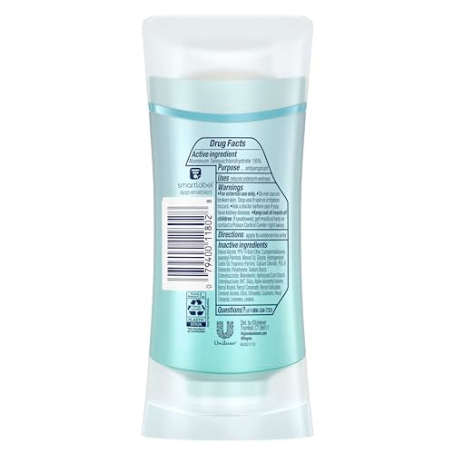 Degree Shower Clean Antiperspirant Deodorant for Women, 72-Hour Odor Control, 2.6 oz (Pack of 2)