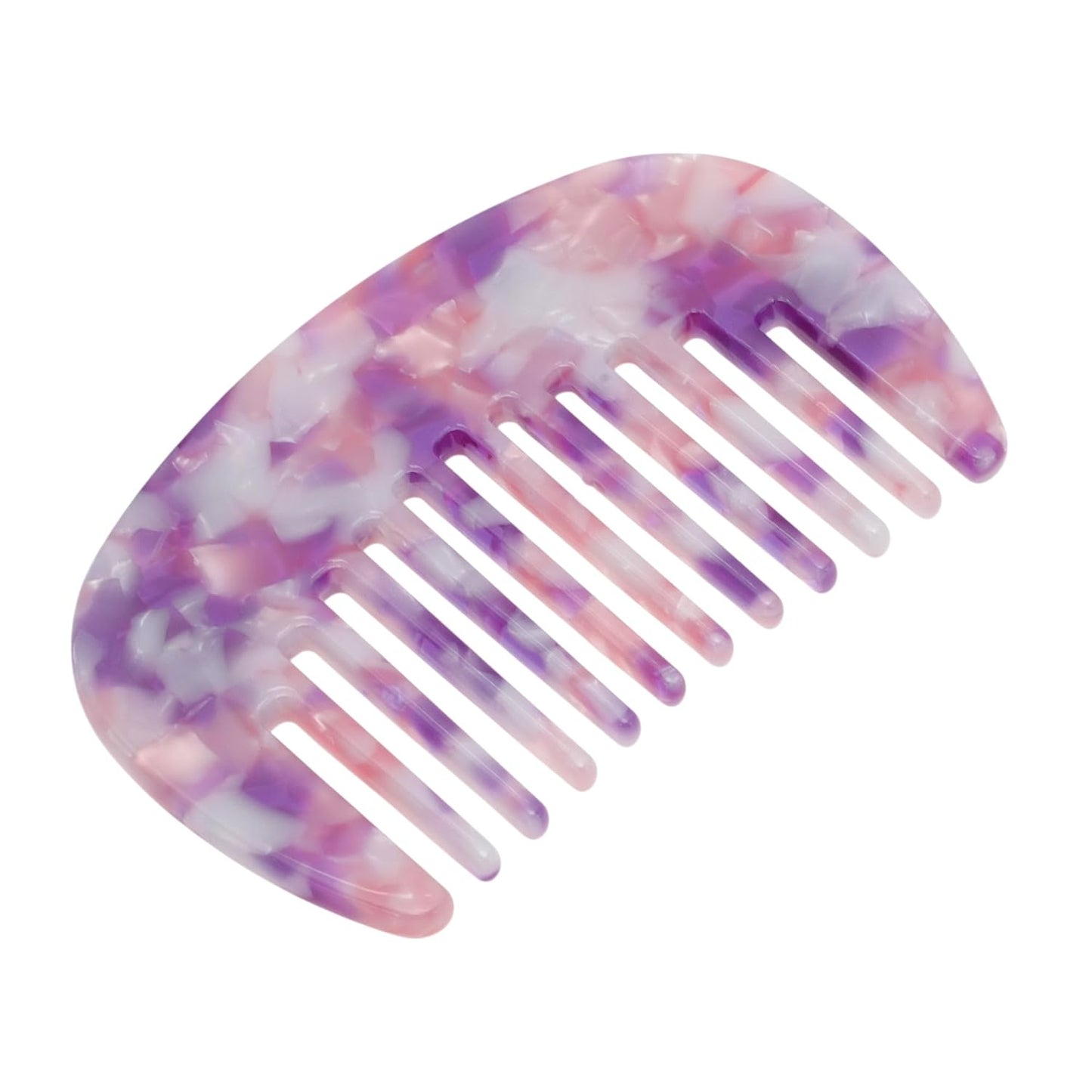 Wide Tooth Comb for Thick Curly Hair - Anti-Static Travel Comb | Emerald Green