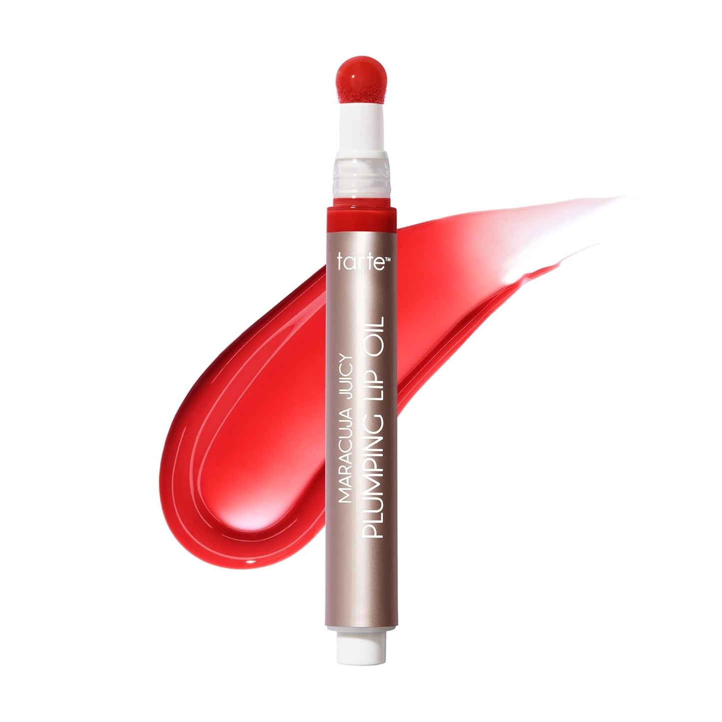 Tarte Maracuja Juicy Plumping Lip Oil - Hydrating Lip Plumper with Hyaluronic Acid & Vitamin E | Vegan & Cruelty-Free