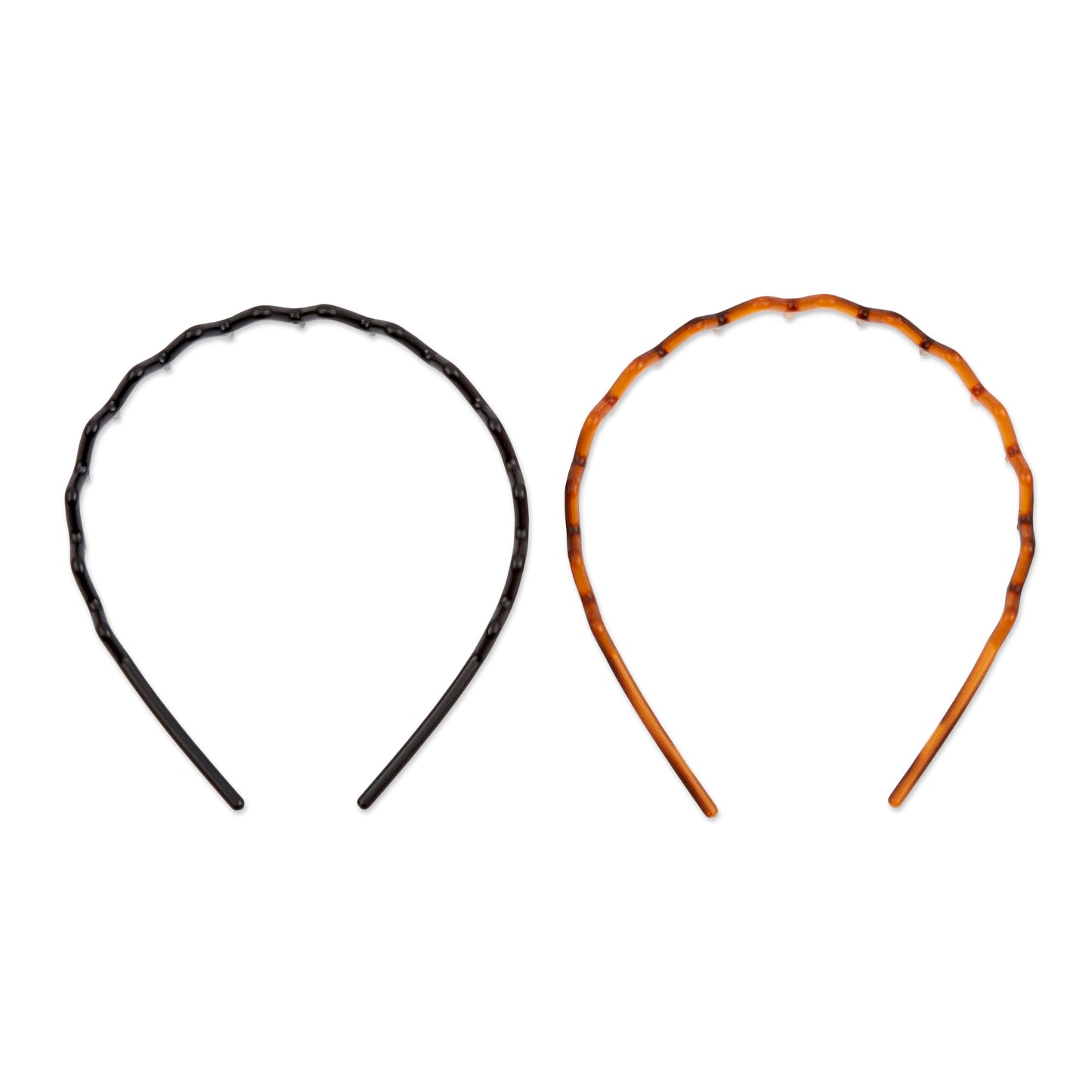 Scunci Effortless Beauty Headbands, 1-Inch Wide, 2-Count (1-Pack)