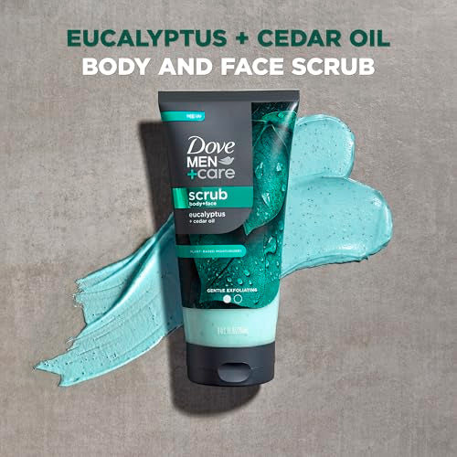 Dove Men+Care Eucalyptus Body & Face Scrub - 9 oz Exfoliator