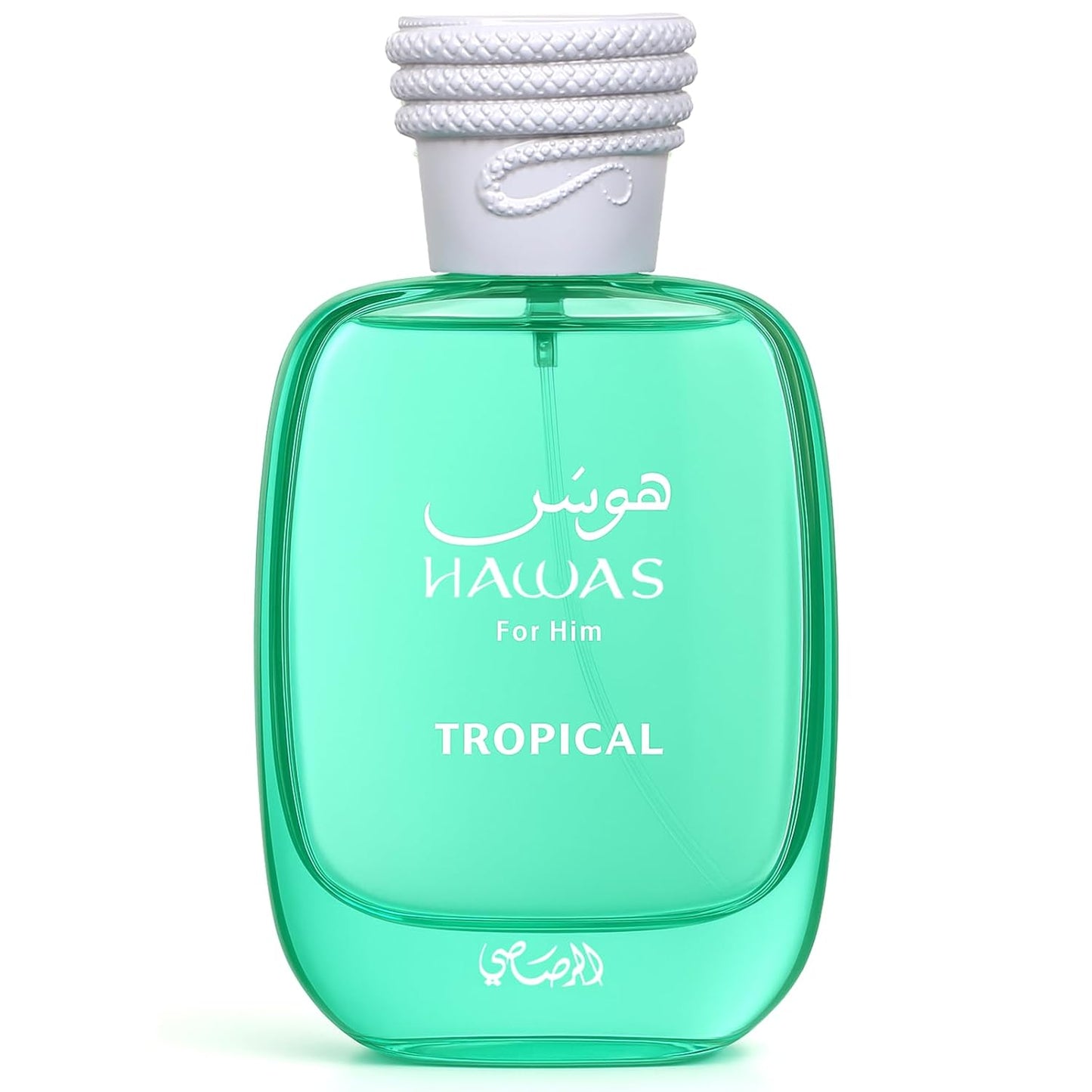 Rasasi Hawas Tropical Eau De Parfum Spray for Men - 3.4 Oz | Fresh & Invigorating Fragrance