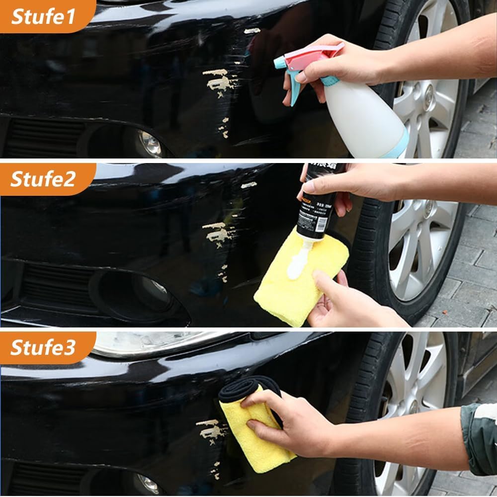 2026 New Scratch Remover for Vehicles, Car Scratch Remover Kit with Wipe Sponge, Car Scratch Repair Paste Car Scratch Remover Kit for Car Vehicles Deep Scratches