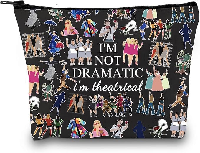 GJTIM Musical Theatre Gift Zipper Pouch - I'm Not Dramatic