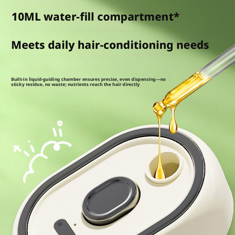 Electric Spray Air Cushion Massage Comb, 2026 Air Cushion Brush with Self-Cleaning, Anti-Tangle for Both Long/Short Hairs Home Spa Cleaning Grooming Styling Detangling (White)