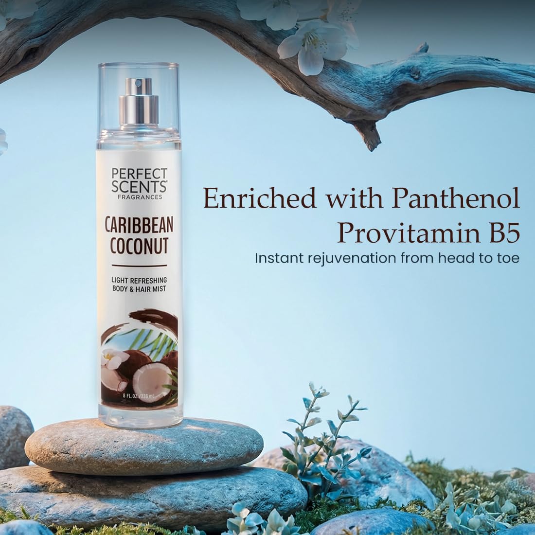 Instyle Fragrances, Body & Hair Mist, With Panthenol, CLEAN, Vegan, Paraben Free, Phthalate Free