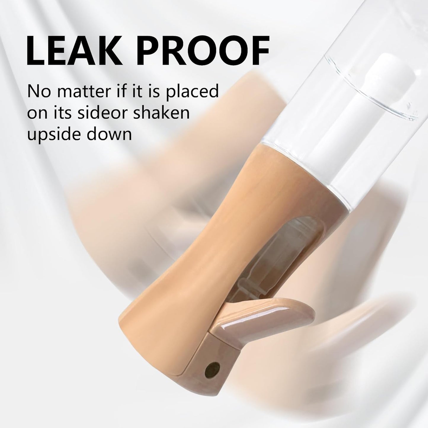 Continuous Ultra Fine Mist Spray Bottle for Hair | 200ml Leakproof 360° Multi-Spray Bottles - 2 Pack for Plants, Cleaning & Skin Care