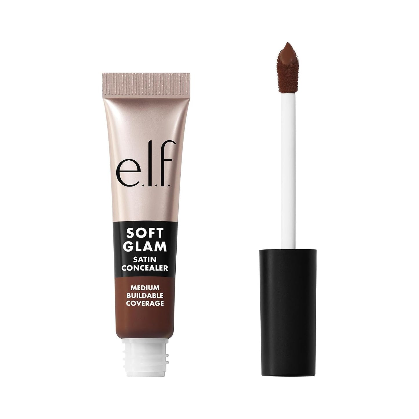 e.l.f. Soft Glam Satin Concealer - Medium Coverage, Crease-Resistant, Long-Lasting | 13 Fair Neutral