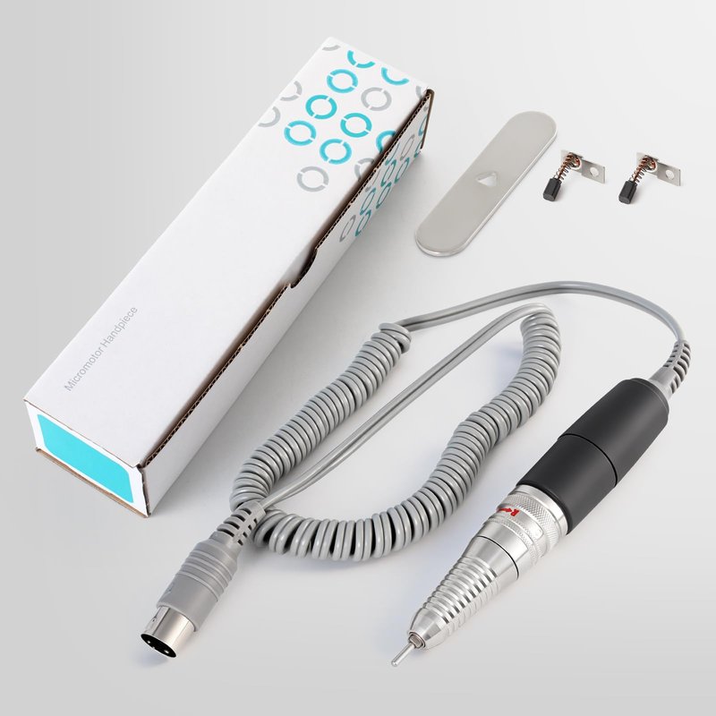 Nail Drill Handpiece for Super UP200, 35000RPM Professional Electric Nail File Handle Replacement 3 Pins for Manicure Art Tool, Low Noise and Smooth (Only Handpiece)