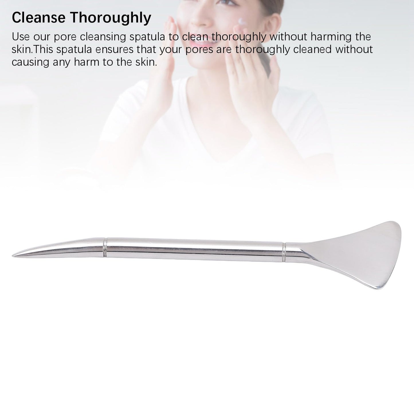 Blackhead Remover Tools, Stainless Steel Pore Scraper Metal Blackhead Spatula Face Skin Care Tool for Women Men Pores Pimples Blackheads
