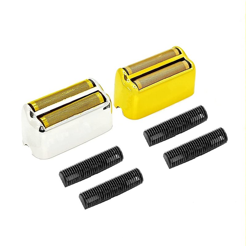 P4L FXRF2 Replacemnet Foil and Cutter fit for Babyliss PRO Barberology FXFS2 (FOILFX 02) ,Generic Shaver Head for Babylisspro Replacement Blade,Babyliss Foil Shaver Replacement Part (Silver)