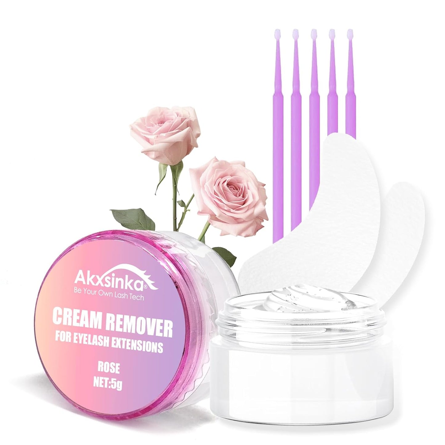 Eyelash Extension Remover - Professional Low Irritation Formula | 5g x 2 for DIY or Salon Use