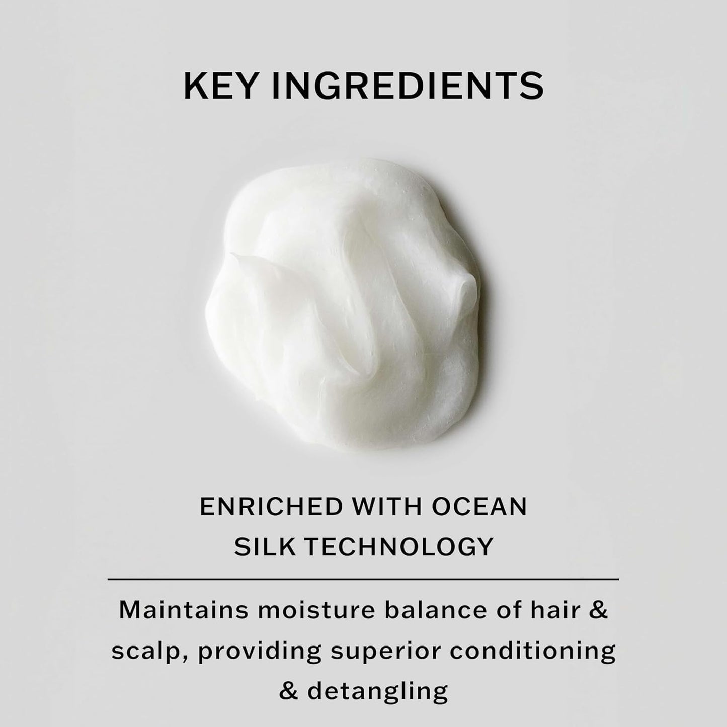 SACHAJUAN Normal Hair Conditioner | Lightweight Daily Conditioner for All Hair Types | Hydration, Detangling, Shine & Bounce | Ocean Silk Technology | Vegan & Paraben-Free | 8.4 fl oz