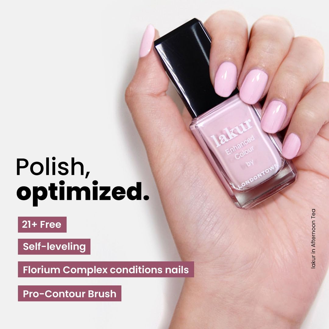 LONDONTOWN Most-Loved & Must-Haves Complete Nail Polish Set - Manicure Essentials, Nail Care, Cuticle Tools with Nail Polish