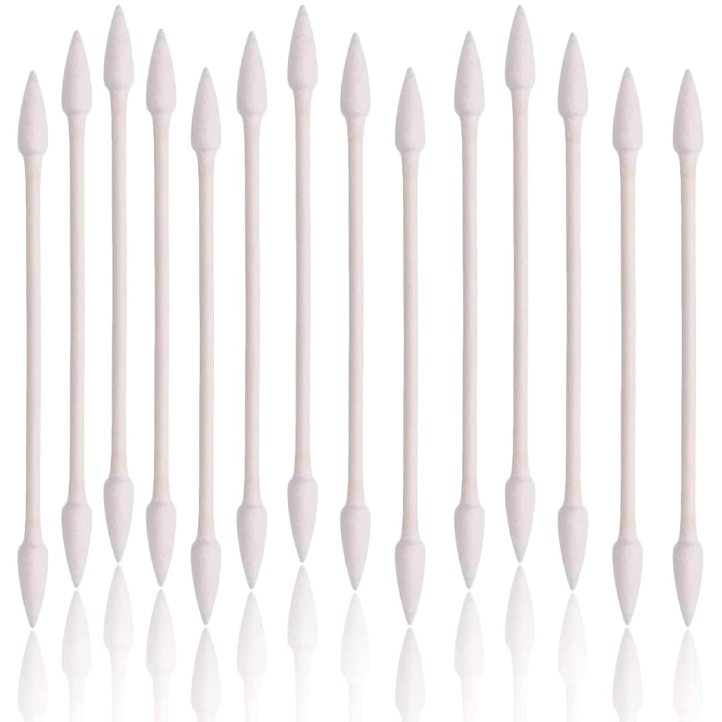 Precision Pointed Tips Cotton Swabs - 1200PCS Microblading Applicators for Makeup, Nail Polish & Eyebrow Care | 4 Inch Wooden Sticks