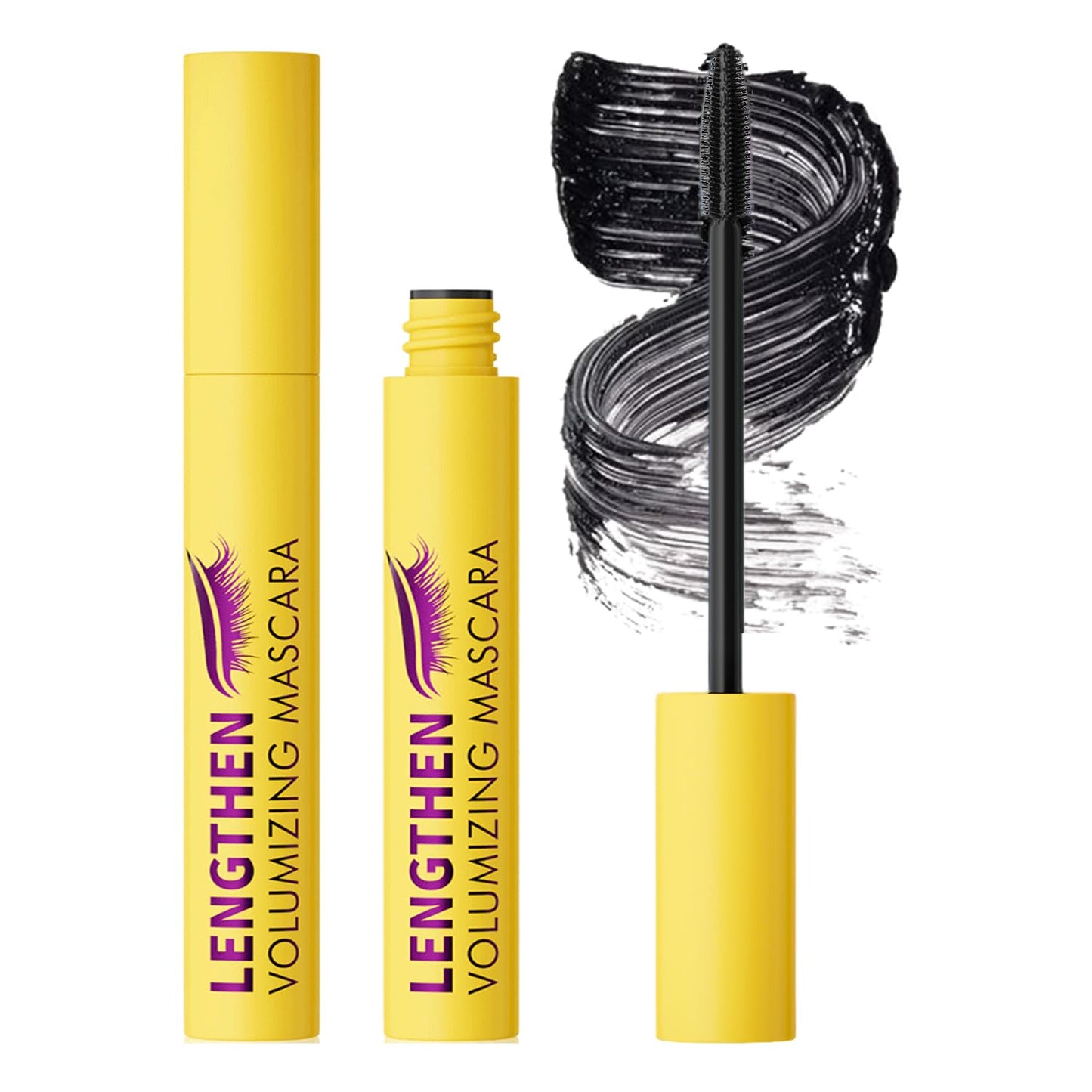 Bubble Mascara - Lightweight Volumizing Formula for Fluffy, Lifted Lashes | Jet Black, Smudge-Proof, Long-Lasting