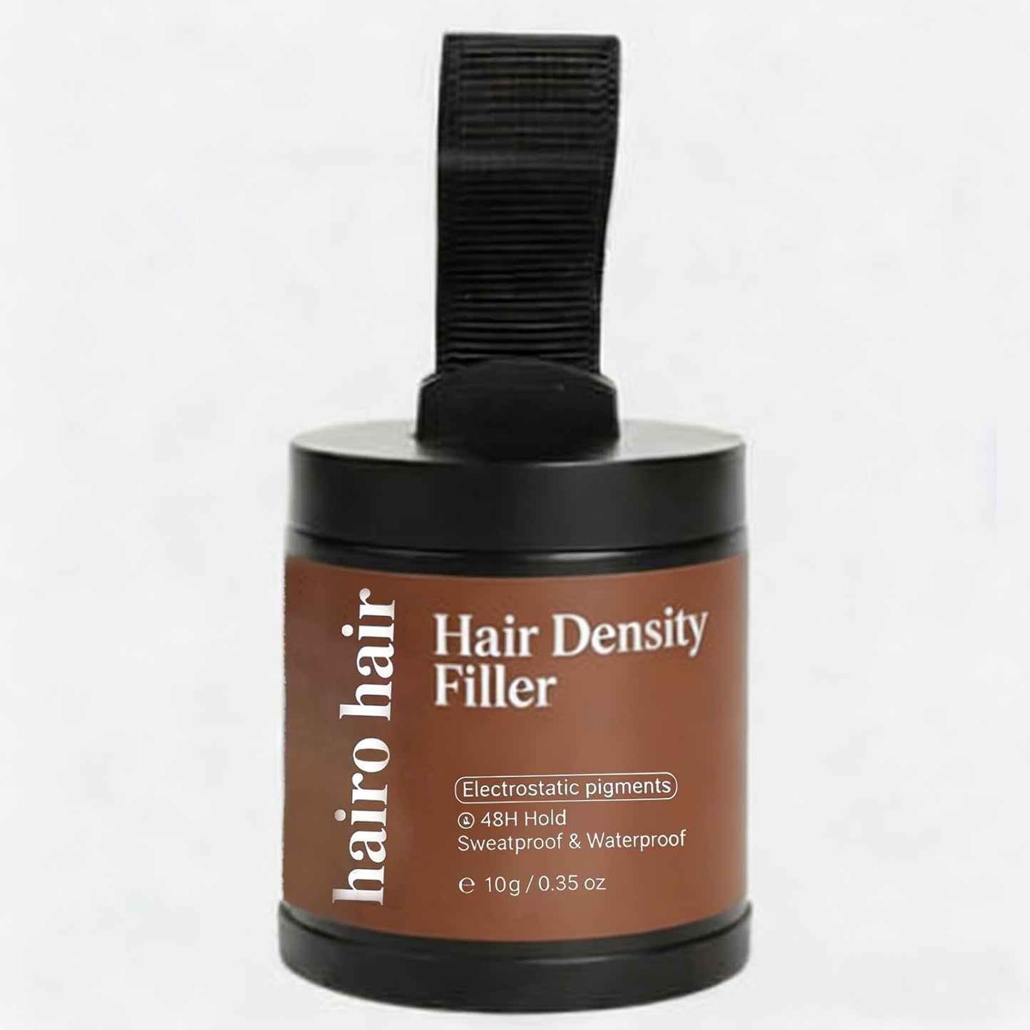 Hair Density Filler - 24-Hour Stain-Proof Powder for Bald Spot Concealment | Instant Coverage for Men & Women, Medium Brown