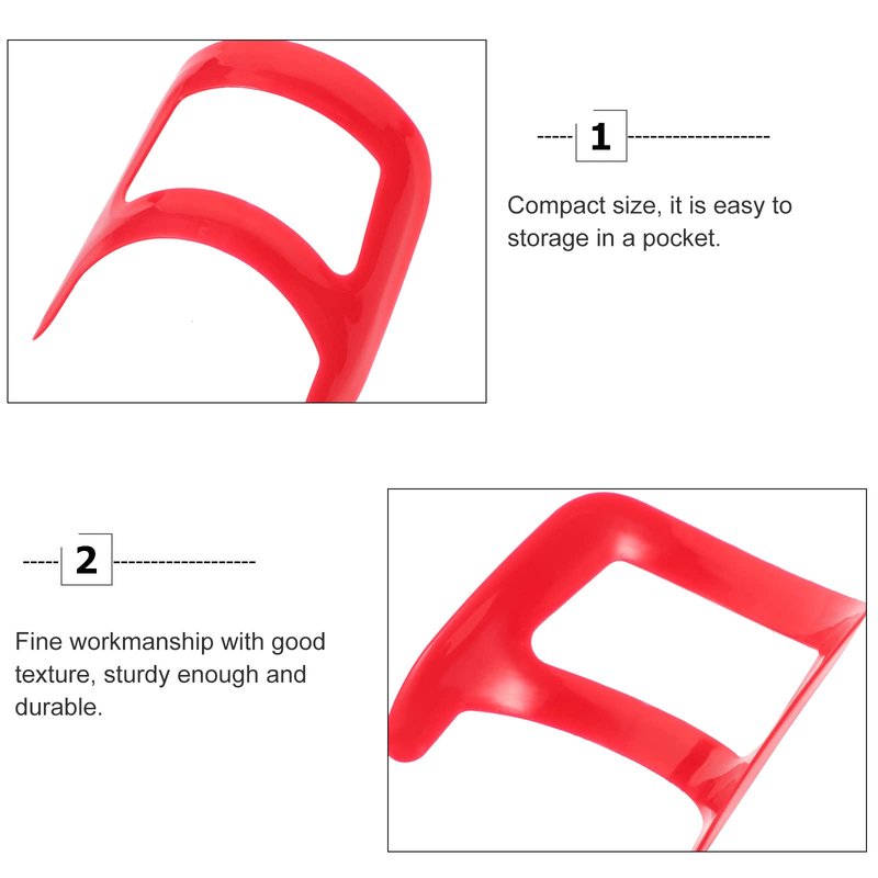 Healifty Goatee Shaving Template Shaping Edge Up Tool for Goatee Trimming Lineup Beard Grooming Kit for Men Barber Supplies 2pcs