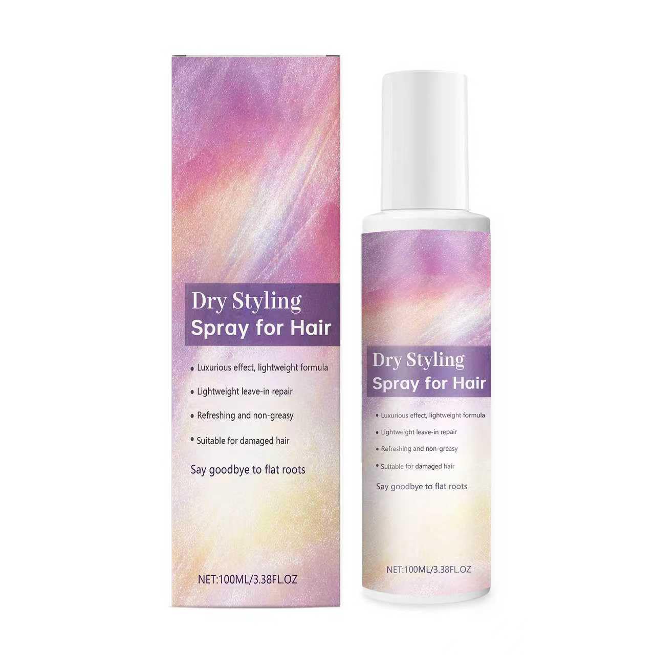 Leave-In Hair Conditioner Spray - Lightweight Non-Greasy Repair for Damaged Hair | 100ml/3.38 fl oz