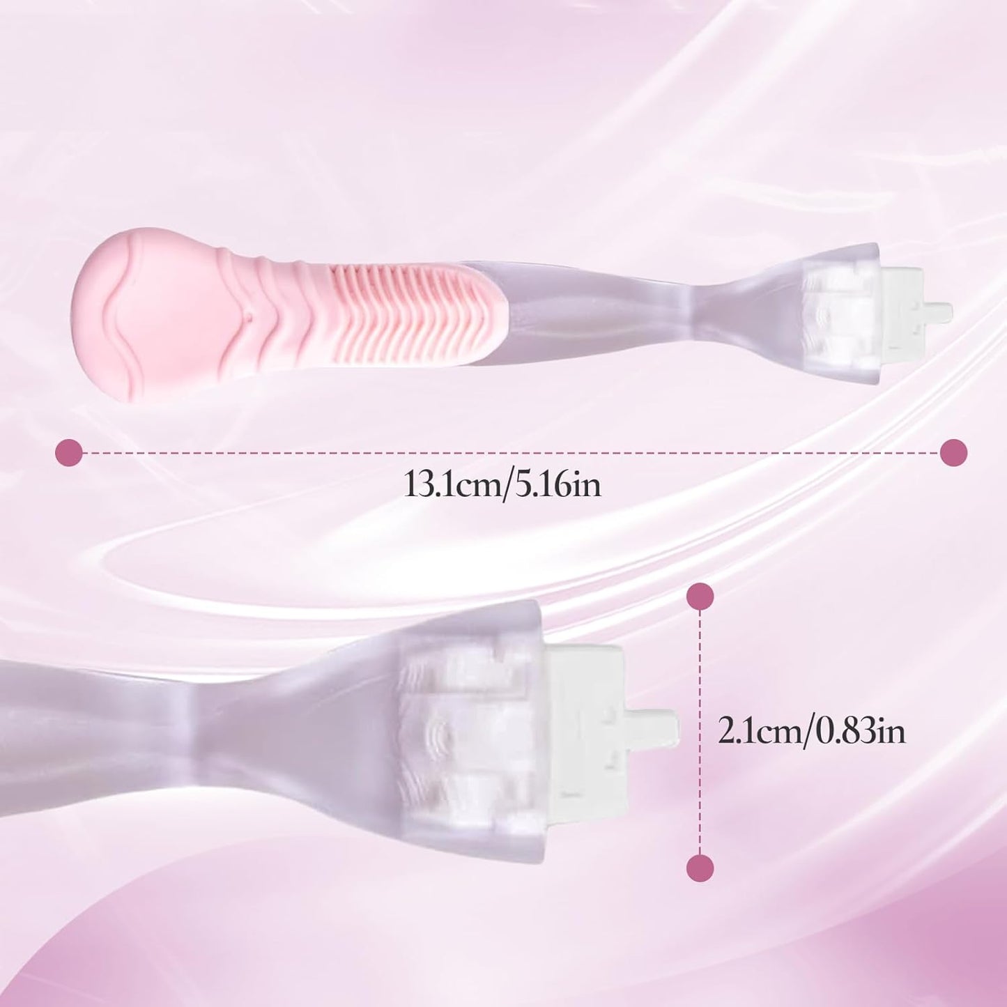 Gillette Venus Replacement Handle - Ergonomic Non-Slip Razor Handle for Women | Pink