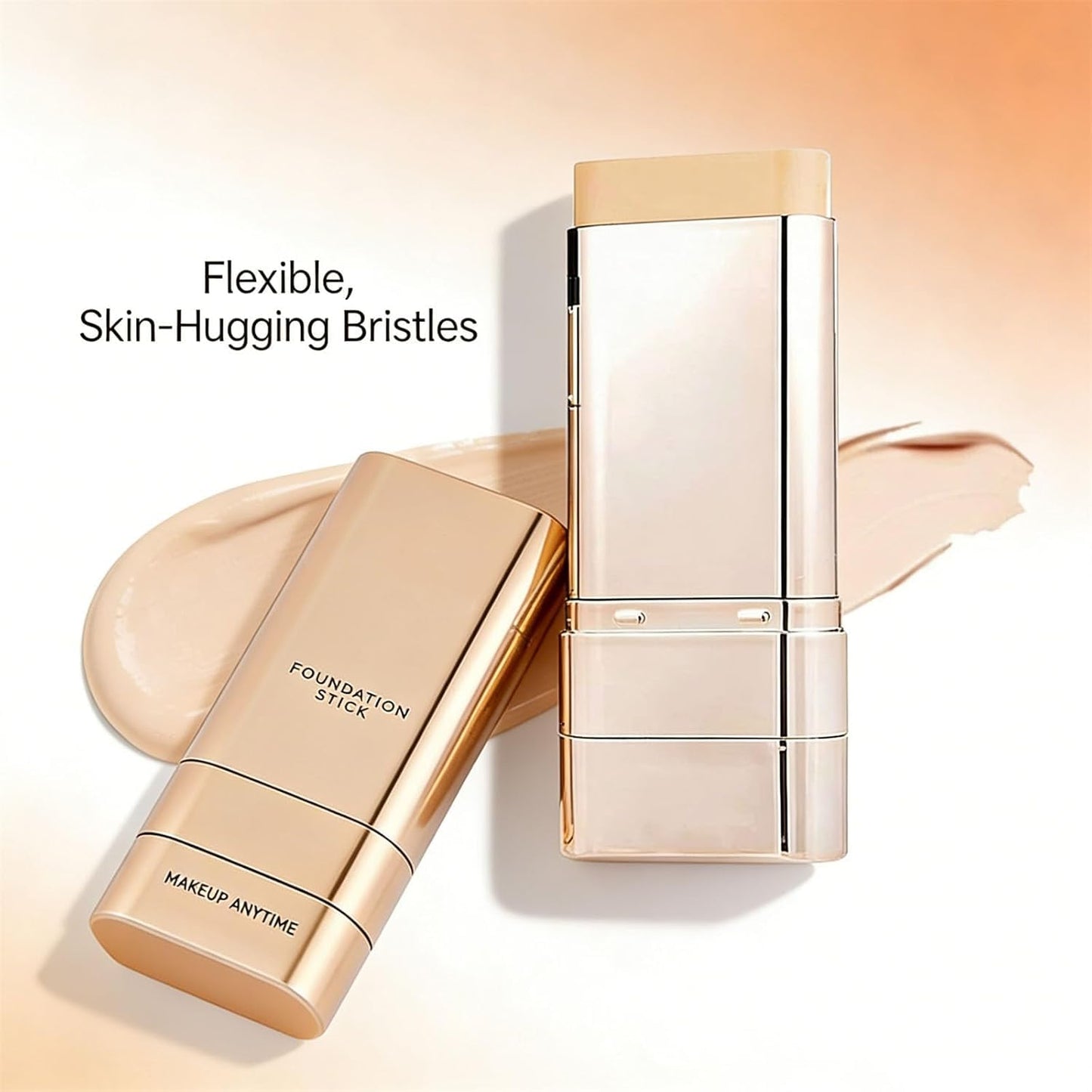 Korean Dual-Ended Foundation Stick - 2-in-1 Flawless Coverage & Concealer | Lightweight, Long-Lasting, All Skin Types (3PCS)