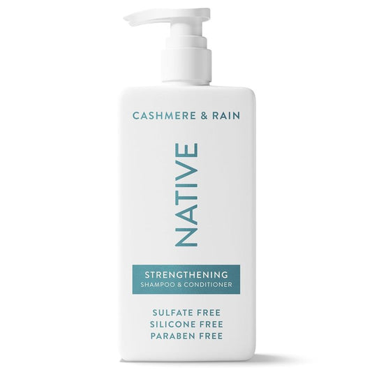 Native 2-in-1 Shampoo & Conditioner - Cashmere & Rain, 16.5 fl Oz | Strengthens & Nourishes Hair