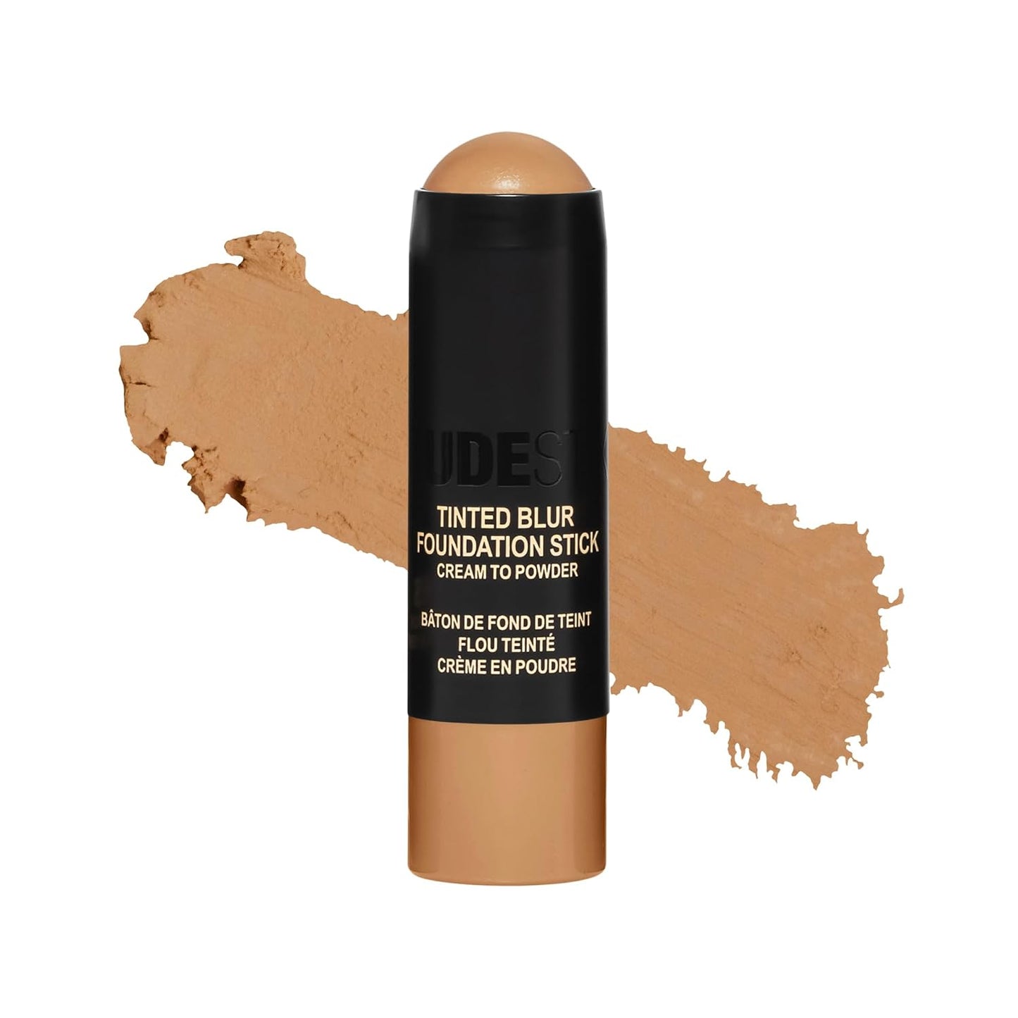 Nudestix Tinted Blur Foundation Stick - Cream-to-Powder Lightweight Makeup for Pores & Blemishes | Natural-Matte Finish