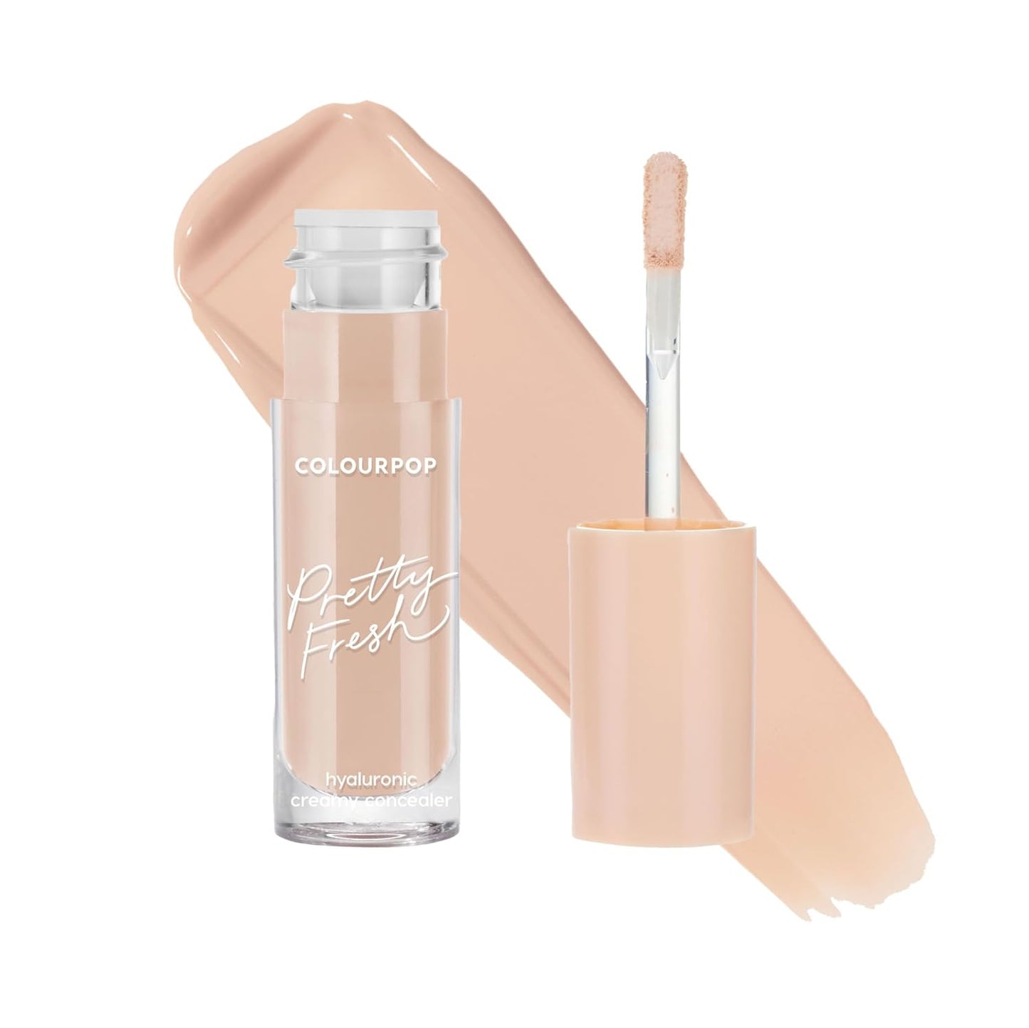 ColourPop Pretty Fresh Creamy Concealer - Full Coverage Hydrating Concealer with Hyaluronic Acid | Light 45W (0.3 oz)