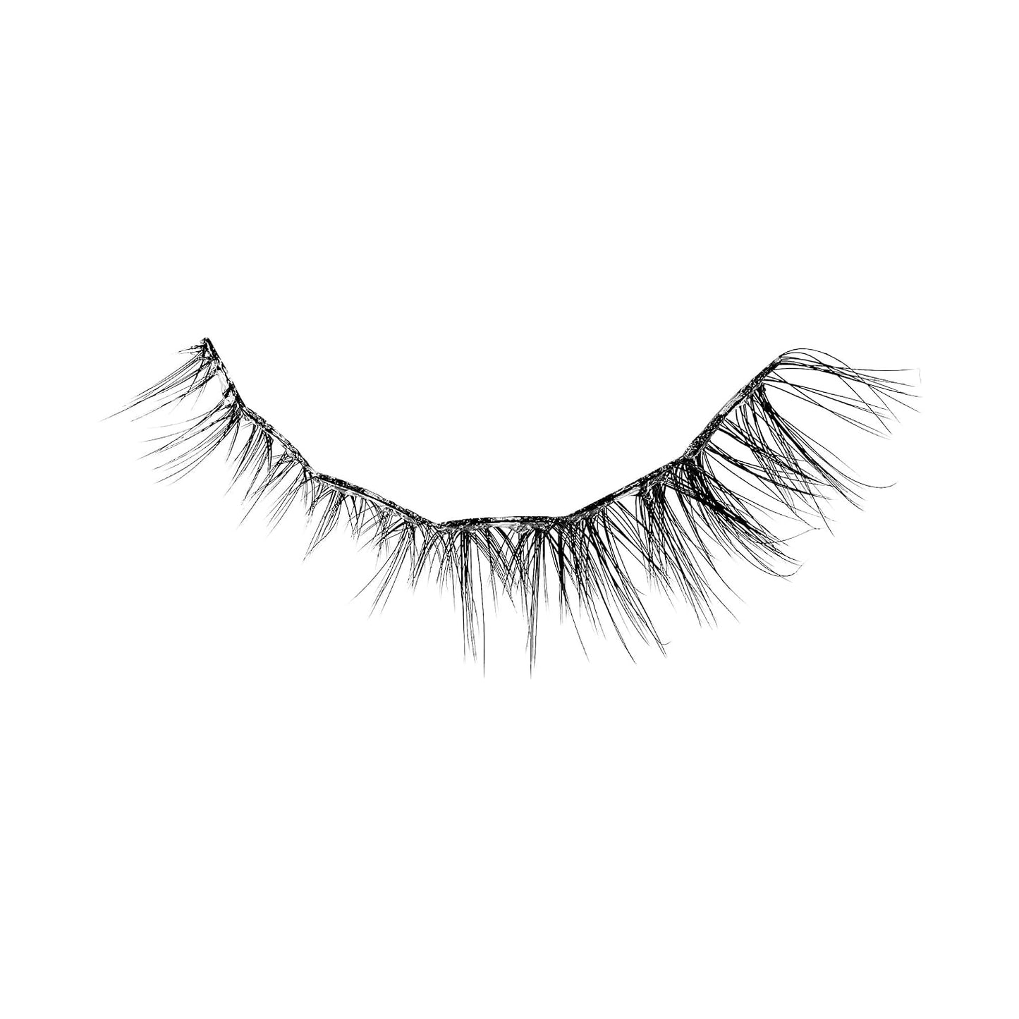 Kiss Impress Falsies Eyelashes - Long Lasting Self-Adhesive Demi Wispy Clusters | 5-Day Wear, Light Volume (5-14mm)